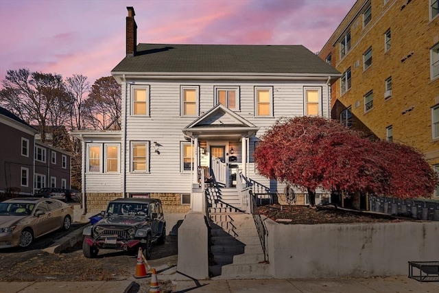 view of front of home