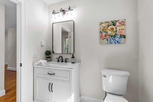 105 Forest Ave, Warren, MA 01585 - bathroom featuring vanity and wood finished floors