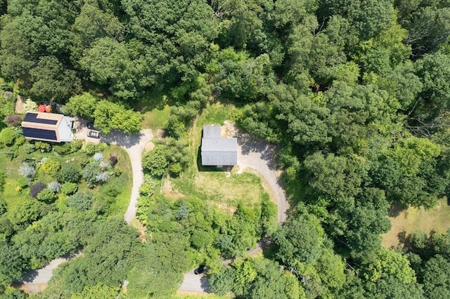 105 Forest Ave, Warren, MA 01585 - aerial view of property and surrounding area featuring a forest