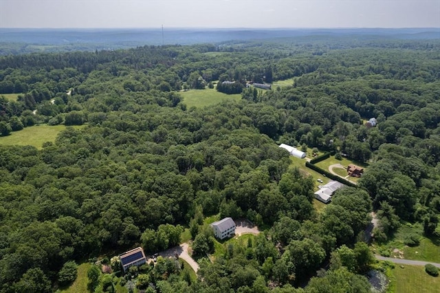 105 Forest Ave, Warren, MA 01585 - drone / aerial view of a heavily wooded area