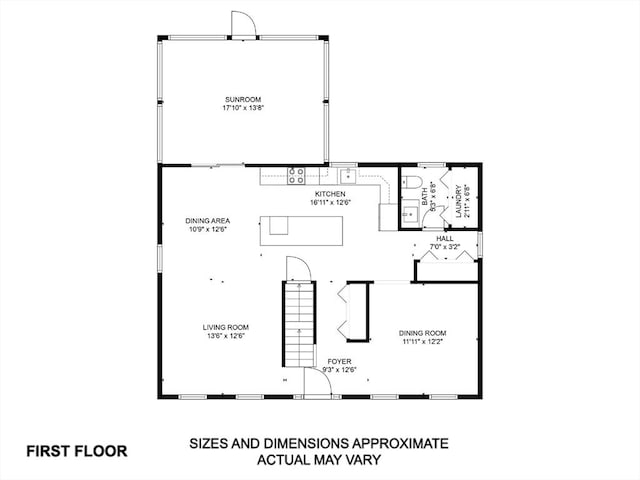 105 Forest Ave, Warren, MA 01585 - view of home floor plan