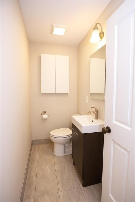 175 Winthrop Rd Unit 3, Brookline, MA 02445 - bathroom featuring vanity and tile patterned flooring