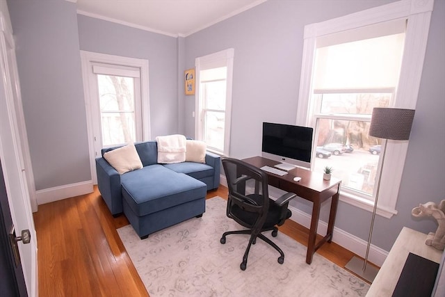 175 Winthrop Rd Unit 3, Brookline, MA 02445 - office with wood finished floors and crown molding