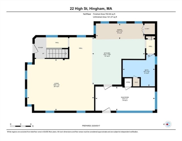 22 High St, Hingham, MA 02043 - floor plan / room layout