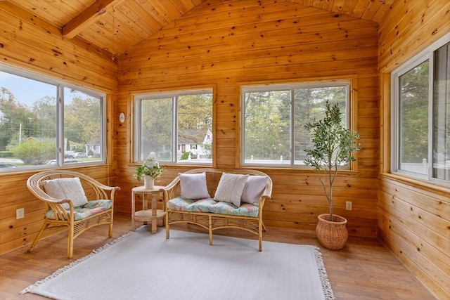 11 Anniversary Way, Billerica, MA 01821 - sunroom / solarium featuring wood walls, wood finished floors, and wood ceiling