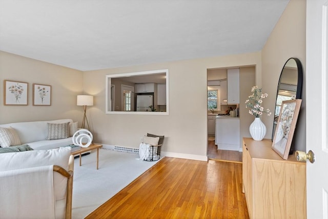 11 Anniversary Way, Billerica, MA 01821 - living room with wood finished floors and baseboards