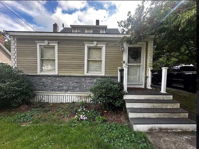 view of bungalow