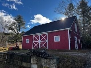 view of outbuilding