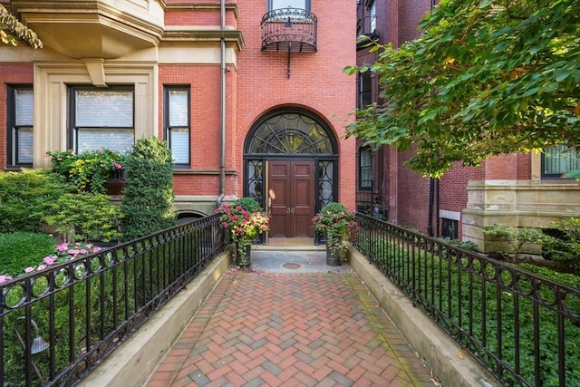 36 Commonwealth Ave Unit 2, Boston, MA 02116 - property entrance featuring brick siding