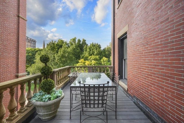 36 Commonwealth Ave Unit 2, Boston, MA 02116 - wooden terrace featuring outdoor dining area