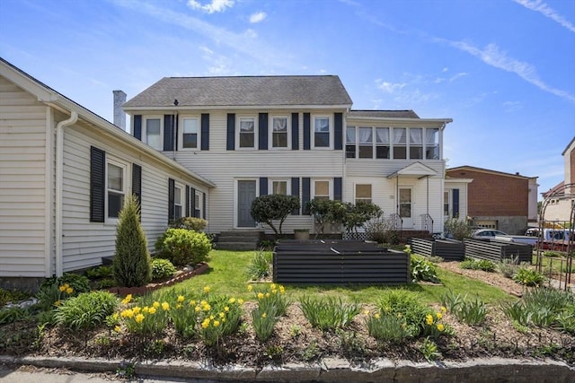 view of rear view of property