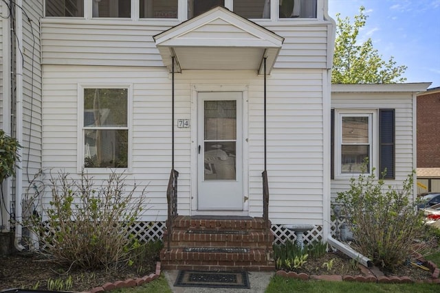 view of entrance to property