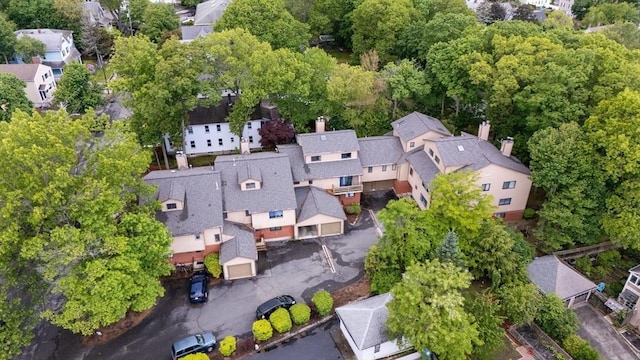 19 Burnham St Unit C2, Belmont, MA 02478 - aerial overview of property's location with nearby suburban area