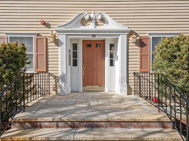 view of entrance to property