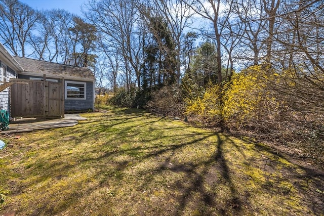view of yard