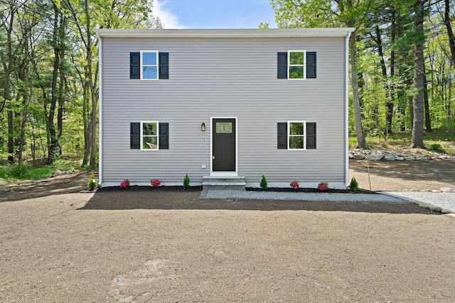 view of front of property