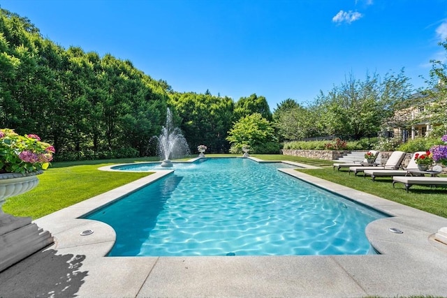 495 Hugh Cargill Rd, Concord, MA 01742 - outdoor pool with a yard