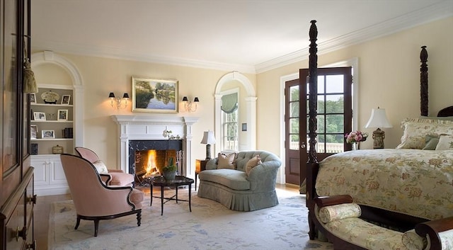 495 Hugh Cargill Rd, Concord, MA 01742 - interior space featuring crown molding and a high end fireplace