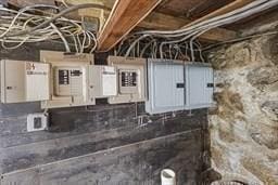 utility room featuring electric panel