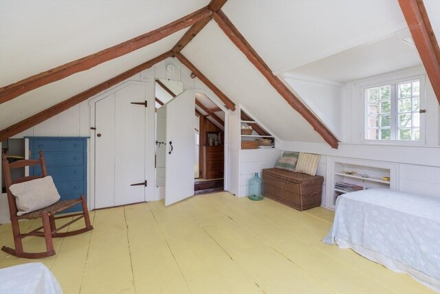 40 Scotchmans Ln, West Tisbury, MA 02575 - bedroom with vaulted ceiling