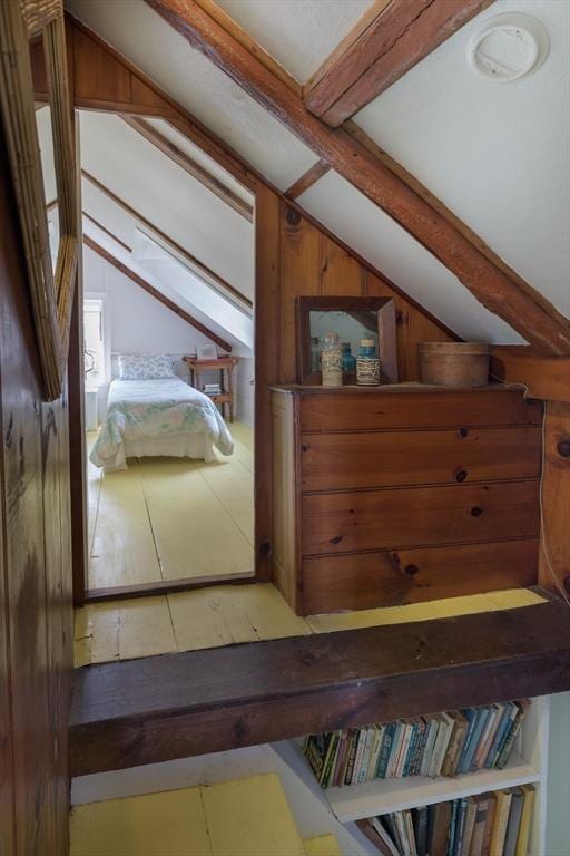 40 Scotchmans Ln, West Tisbury, MA 02575 - bedroom featuring lofted ceiling