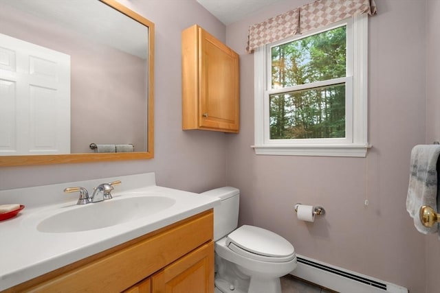 67 Flanagan Dr, Framingham, MA 01701 - bathroom with a baseboard heating unit and vanity
