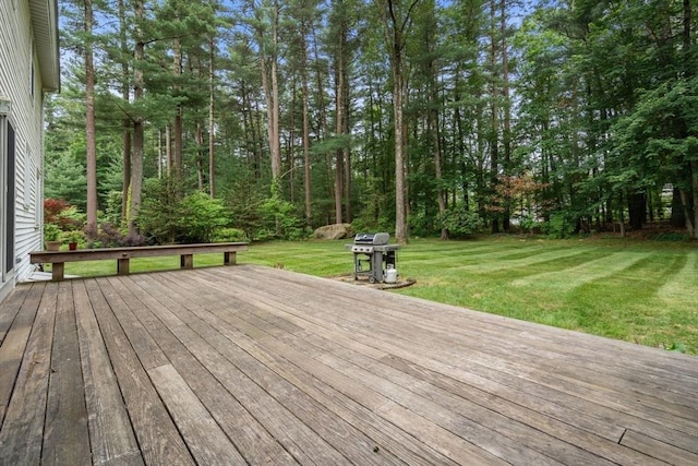 67 Flanagan Dr, Framingham, MA 01701 - wooden terrace with grilling area and a yard