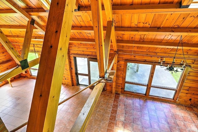 1175 Main Rd, Westport, MA 02790 - bonus room with wood ceiling with exposed beams, healthy amount of natural light, and wooden walls