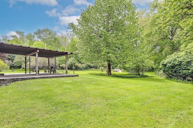 1175 Main Rd, Westport, MA 02790 - view of grassy yard with a patio area