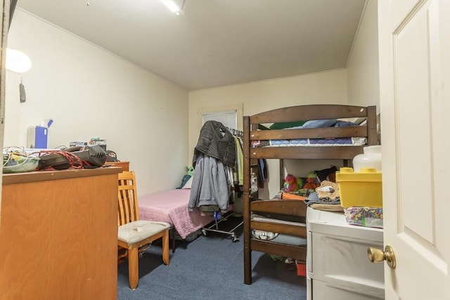 bedroom with carpet