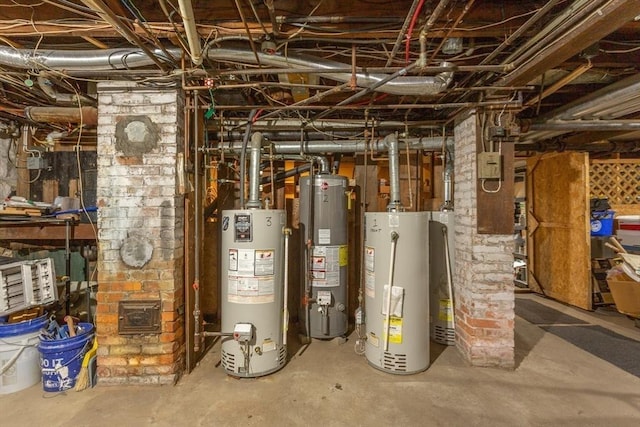 utilities featuring water heater