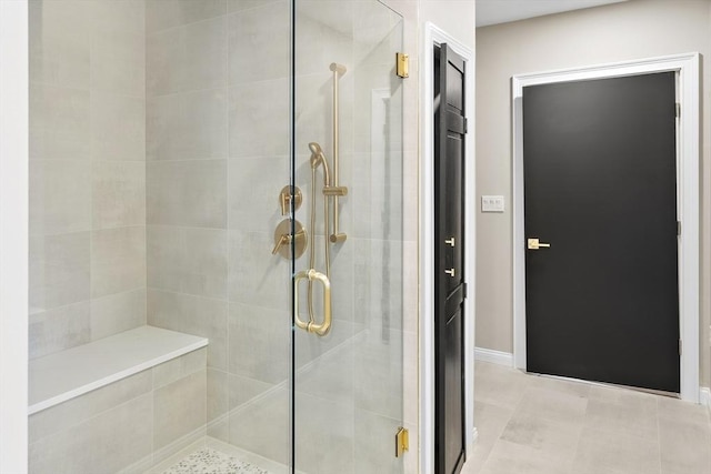 bathroom with walk in shower