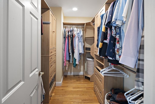 4 Lincoln Pl Unit 4, Boston, MA 02129 - walk in closet featuring light wood-style flooring