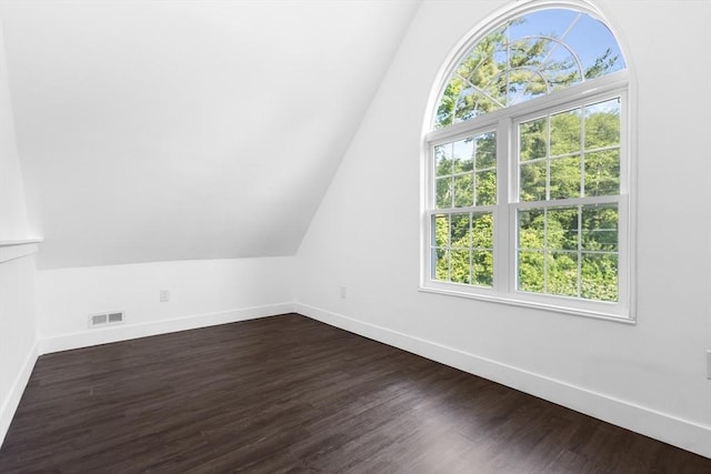 21 Beechwood Ave, Pembroke, MA 02359 - additional living space featuring dark wood-style floors and lofted ceiling
