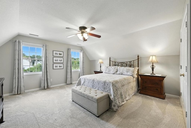 11 Rachael Ter, Westfield, MA 01085 - bedroom featuring vaulted ceiling, light carpet, and a ceiling fan