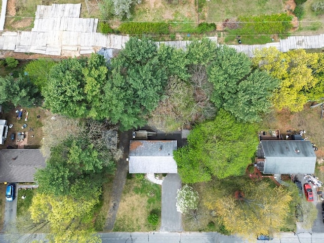 aerial view of property's location