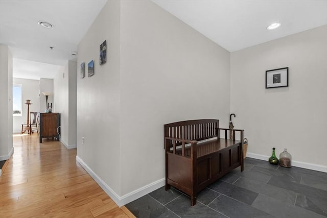 hall with baseboards