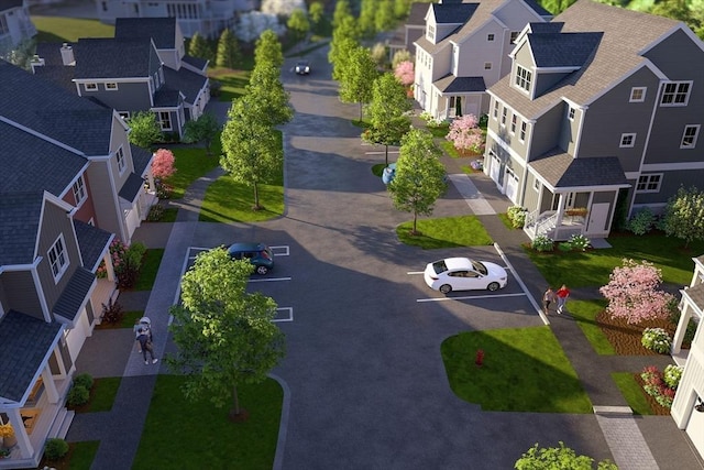 91 Miter Dr Unit 2-2, Plymouth, MA 02360 - drone / aerial view with a residential view