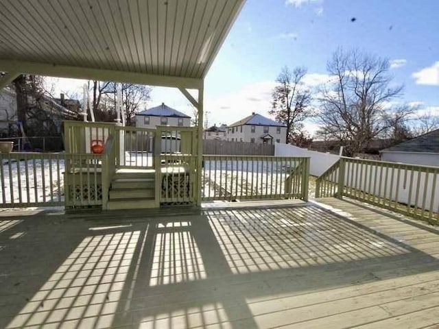 view of deck