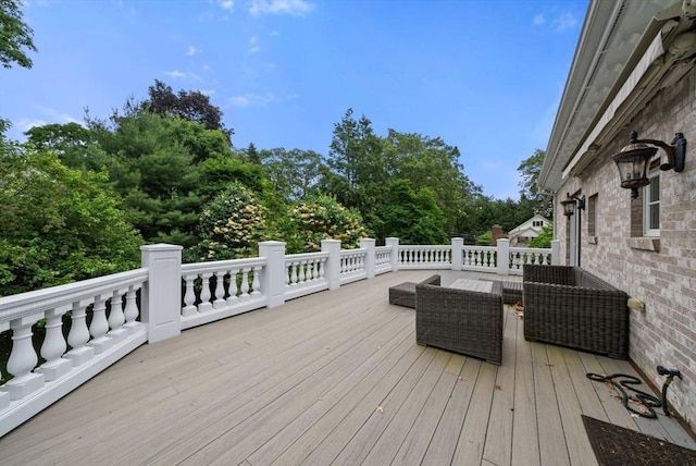 43 Bristol Rd, Wellesley, MA 02481 - deck with view of scattered trees