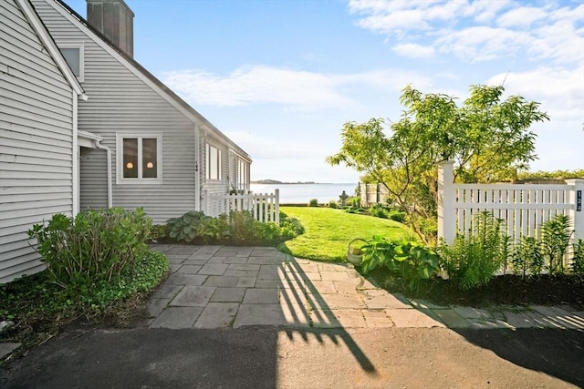 124 William St, Dartmouth, MA 02748 - view of patio / terrace with a water view