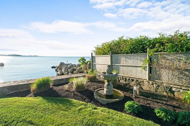 124 William St, Dartmouth, MA 02748 - view of yard featuring a water view