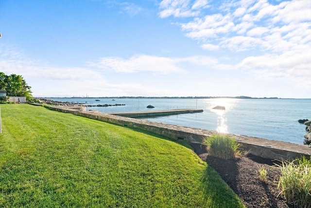 124 William St, Dartmouth, MA 02748 - water view featuring a boat dock