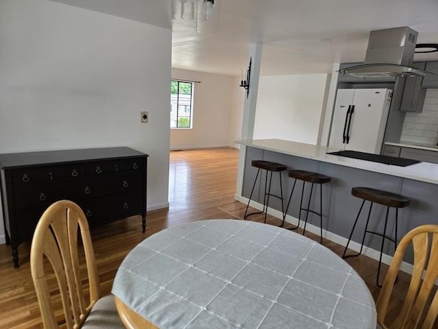 30 Leighton Rd, Boston, MA 02136 - dining space featuring wood finished floors and baseboards