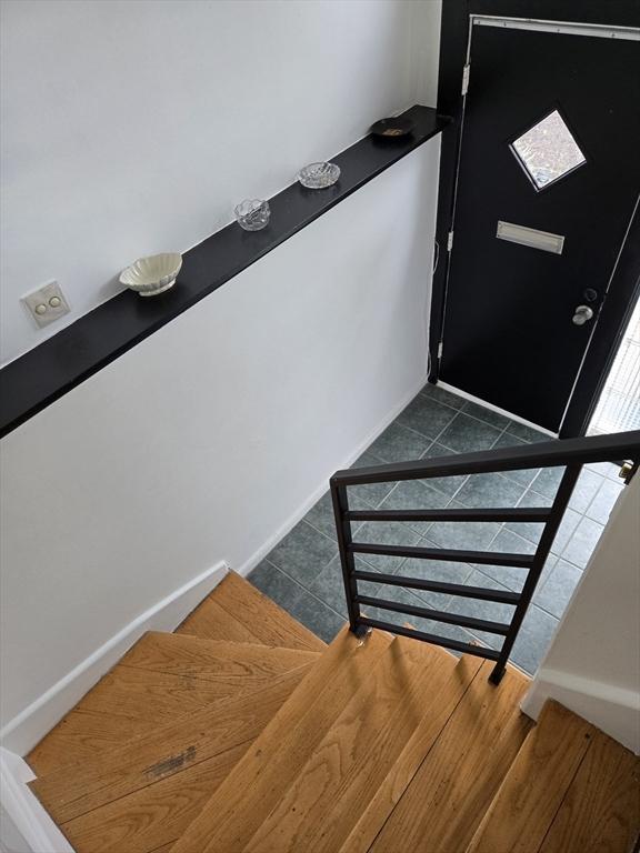 30 Leighton Rd, Boston, MA 02136 - staircase with tile patterned flooring