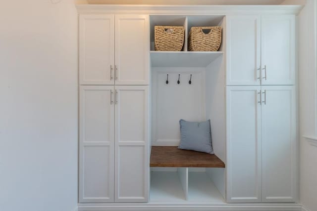 73 Harold St, Milton, MA 02186 - mudroom featuring baseboards