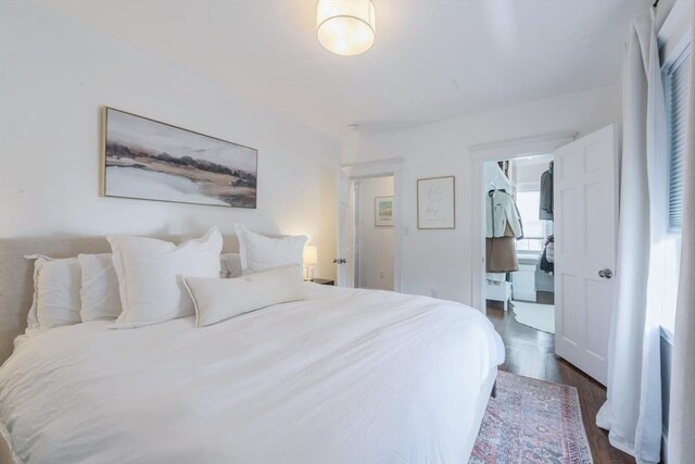 73 Harold St, Milton, MA 02186 - bedroom with dark wood-style flooring
