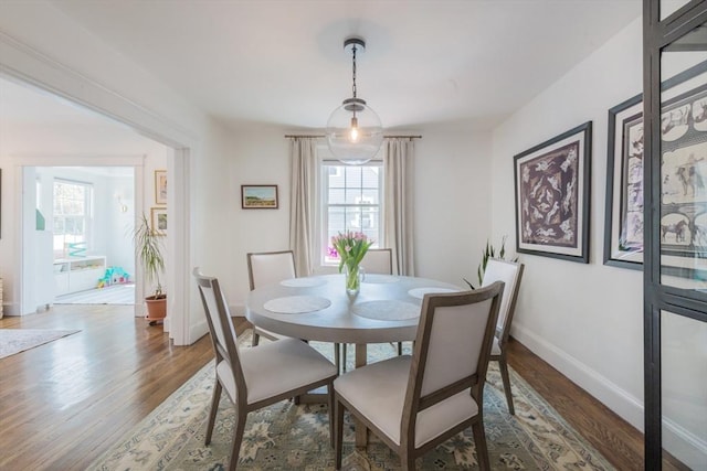 73 Harold St, Milton, MA 02186 - dining room featuring wood finished floors and baseboards