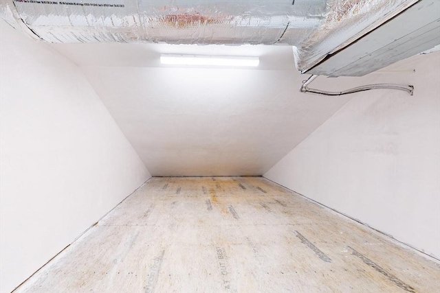 view of basement