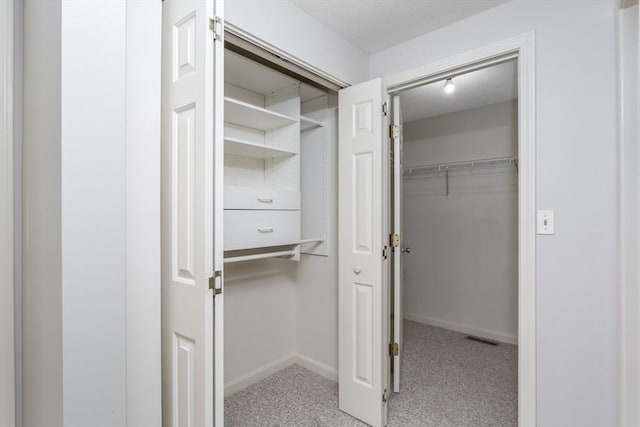 view of closet